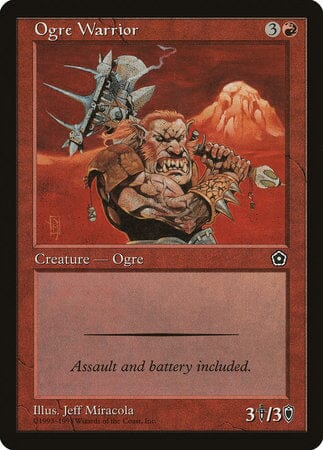 Ogre Warrior [Portal Second Age] MTG Single Magic: The Gathering  | Multizone: Comics And Games