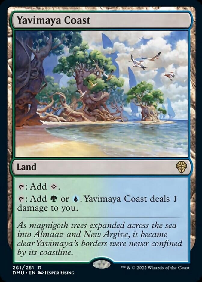 Yavimaya Coast [Dominaria United] MTG Single Magic: The Gathering  | Multizone: Comics And Games
