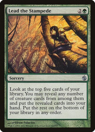 Lead the Stampede [Mirrodin Besieged] MTG Single Magic: The Gathering  | Multizone: Comics And Games