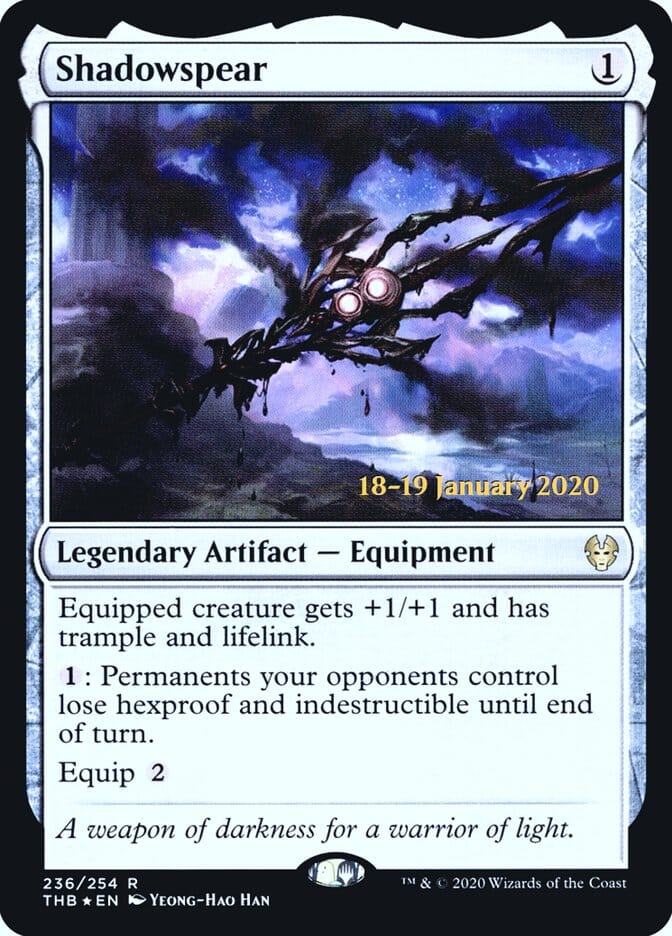 Shadowspear [Theros Beyond Death Prerelease Promos] MTG Single Magic: The Gathering  | Multizone: Comics And Games