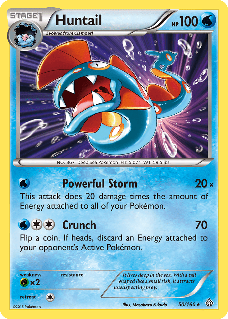 Huntail (50/160) [XY: Primal Clash] Pokemon Single Pokémon  | Multizone: Comics And Games