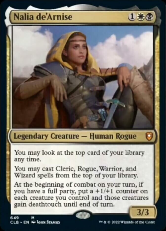 Nalia de'Arnise [Commander Legends: Battle for Baldur's Gate] MTG Single Magic: The Gathering  | Multizone: Comics And Games