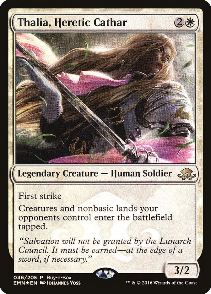 Thalia, Heretic Cathar (Buy-A-Box) [Eldritch Moon Promos] MTG Single Magic: The Gathering  | Multizone: Comics And Games