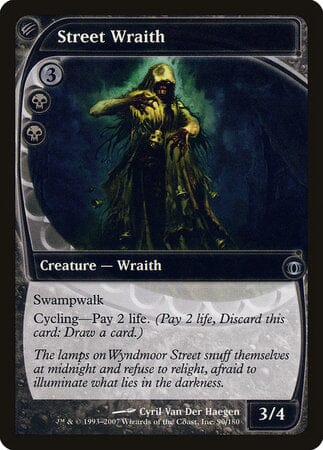 Street Wraith [Future Sight] MTG Single Magic: The Gathering  | Multizone: Comics And Games