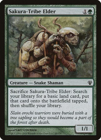 Sakura-Tribe Elder [Archenemy] MTG Single Magic: The Gathering  | Multizone: Comics And Games