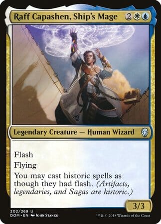 Raff Capashen, Ship's Mage [Dominaria] MTG Single Magic: The Gathering  | Multizone: Comics And Games