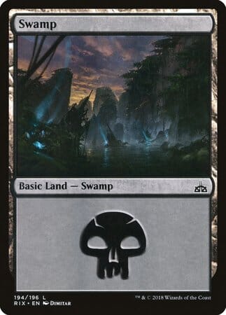 Swamp [Rivals of Ixalan] MTG Single Magic: The Gathering  | Multizone: Comics And Games