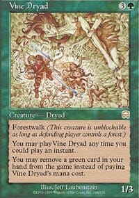 Vine Dryad [Mercadian Masques] MTG Single Magic: The Gathering  | Multizone: Comics And Games