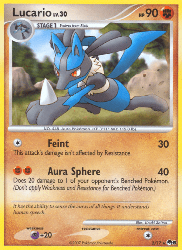 Lucario (2/17) [POP Series 6] Pokemon Single Pokémon  | Multizone: Comics And Games
