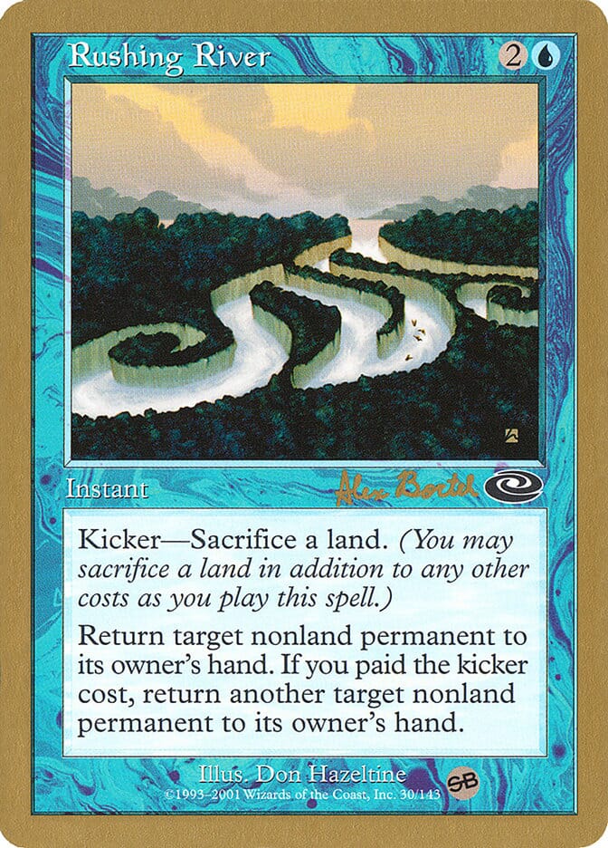 Rushing River (Alex Borteh) (SB) [World Championship Decks 2001] MTG Single Magic: The Gathering  | Multizone: Comics And Games
