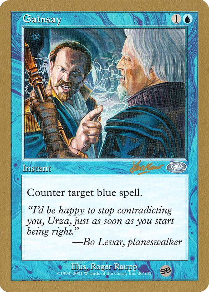 Gainsay (Sim Han How) (SB) [World Championship Decks 2002] MTG Single Magic: The Gathering  | Multizone: Comics And Games