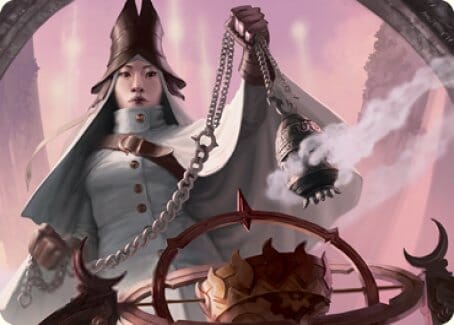 Celestus Sanctifier Art Card [Innistrad: Midnight Hunt Art Series] MTG Single Magic: The Gathering  | Multizone: Comics And Games
