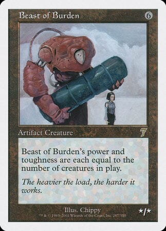 Beast of Burden [Seventh Edition] MTG Single Magic: The Gathering  | Multizone: Comics And Games