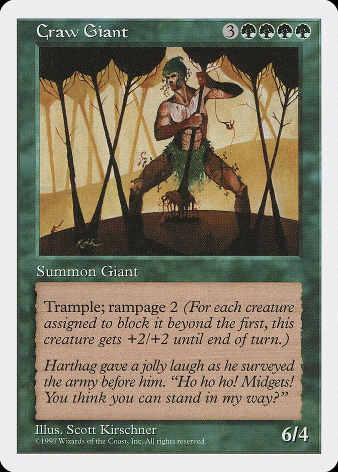 Craw Giant [Fifth Edition] MTG Single Magic: The Gathering  | Multizone: Comics And Games