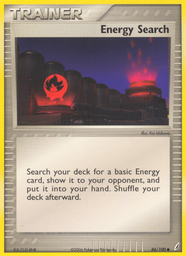 Energy Search (86/100) [EX: Crystal Guardians] Pokemon Single Pokémon  | Multizone: Comics And Games