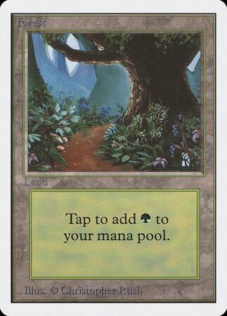 Forest (B) [Unlimited Edition] MTG Single Magic: The Gathering  | Multizone: Comics And Games