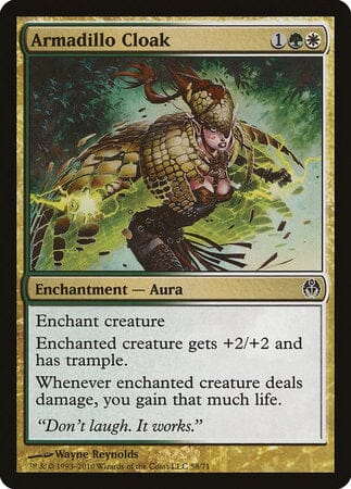 Armadillo Cloak [Duel Decks: Phyrexia vs. the Coalition] MTG Single Magic: The Gathering  | Multizone: Comics And Games