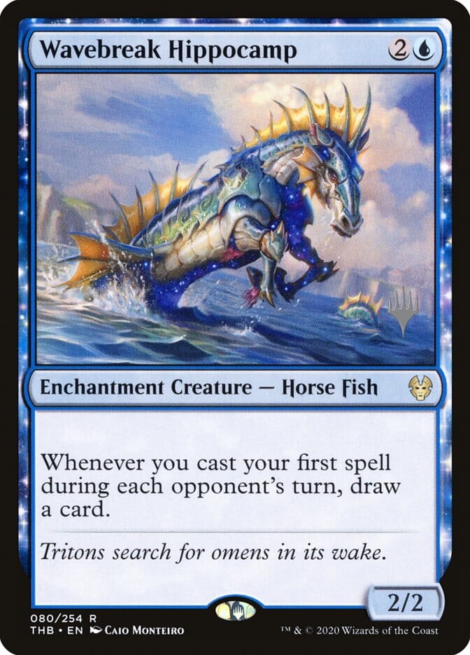 Wavebreak Hippocamp (Promo Pack) [Theros Beyond Death Promos] MTG Single Magic: The Gathering  | Multizone: Comics And Games