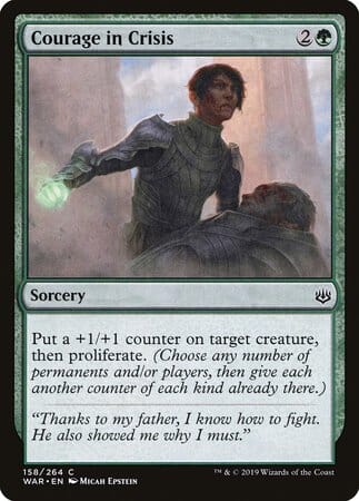 Courage in Crisis [War of the Spark] MTG Single Magic: The Gathering  | Multizone: Comics And Games