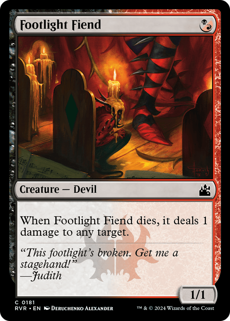 Footlight Fiend [Ravnica Remastered] MTG Single Magic: The Gathering  | Multizone: Comics And Games