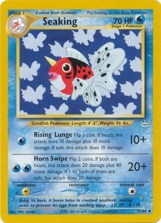 Seaking (37/64) [Neo Revelation Unlimited] Pokemon Single Pokémon  | Multizone: Comics And Games
