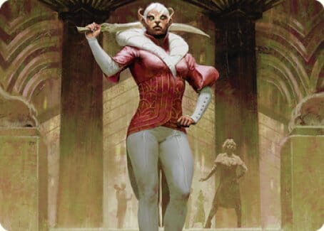 Mage's Attendant Art Card [Streets of New Capenna Art Series] MTG Single Magic: The Gathering  | Multizone: Comics And Games