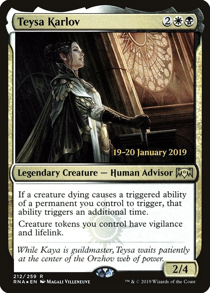 Teysa Karlov [Ravnica Allegiance Prerelease Promos] MTG Single Magic: The Gathering  | Multizone: Comics And Games