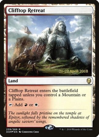 Clifftop Retreat [Dominaria Promos] MTG Single Magic: The Gathering  | Multizone: Comics And Games