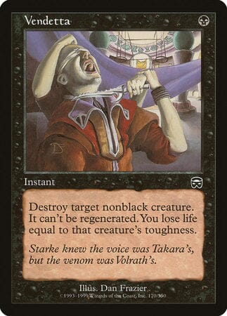 Vendetta [Mercadian Masques] MTG Single Magic: The Gathering  | Multizone: Comics And Games
