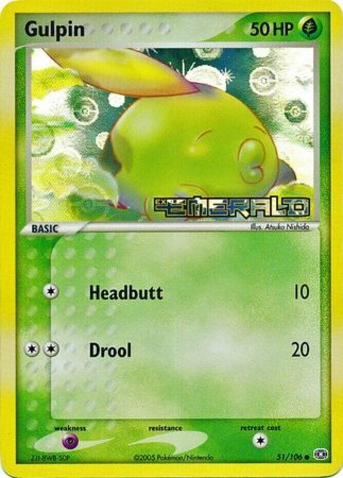 Gulpin (51/106) (Stamped) [EX: Emerald] Pokemon Single Pokémon  | Multizone: Comics And Games