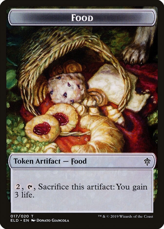 Food (017/020) [Throne of Eldraine Tokens] MTG Single Magic: The Gathering  | Multizone: Comics And Games