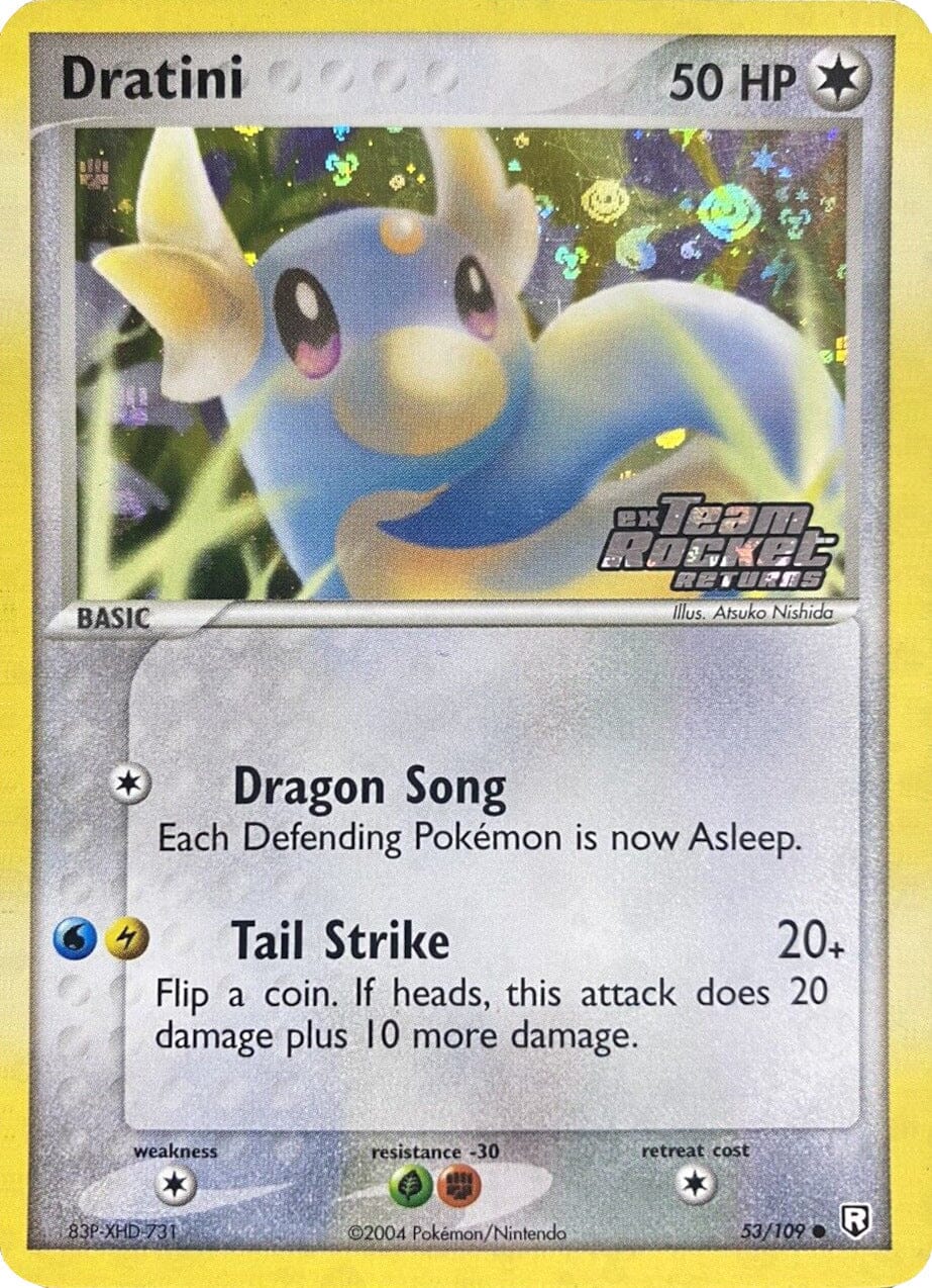 Dratini (53/109) (Stamped) [EX: Team Rocket Returns] Pokemon Single Pokémon  | Multizone: Comics And Games