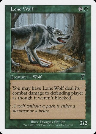 Lone Wolf [Seventh Edition] MTG Single Magic: The Gathering  | Multizone: Comics And Games