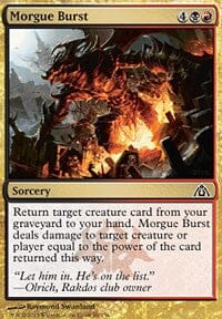 Morgue Burst [Dragon's Maze] MTG Single Magic: The Gathering  | Multizone: Comics And Games