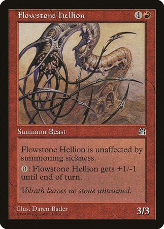 Flowstone Hellion [Stronghold] MTG Single Magic: The Gathering  | Multizone: Comics And Games