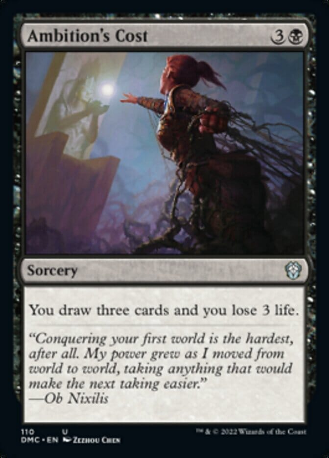 Ambition's Cost [Dominaria United Commander] MTG Single Magic: The Gathering  | Multizone: Comics And Games