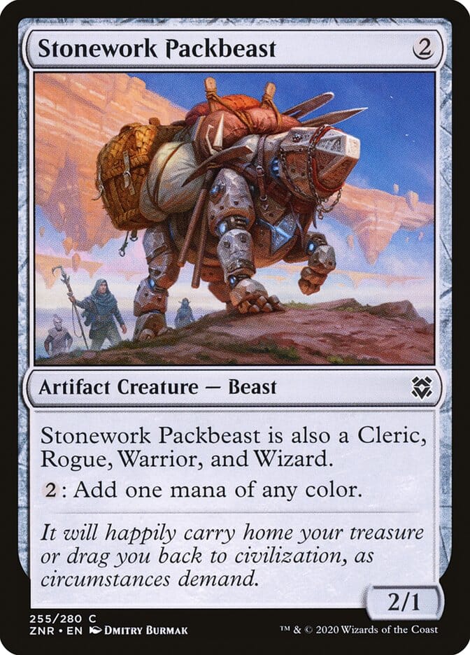 Stonework Packbeast [Zendikar Rising] MTG Single Magic: The Gathering  | Multizone: Comics And Games