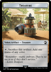 Treasure (0002) // Fungus Double-Sided Token [Jurassic World Collection Tokens] MTG Single Magic: The Gathering  | Multizone: Comics And Games