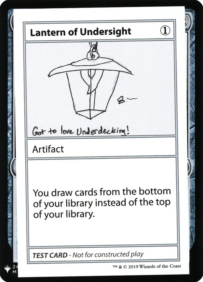 Lantern of Undersight [Mystery Booster Playtest Cards] MTG Single Magic: The Gathering  | Multizone: Comics And Games