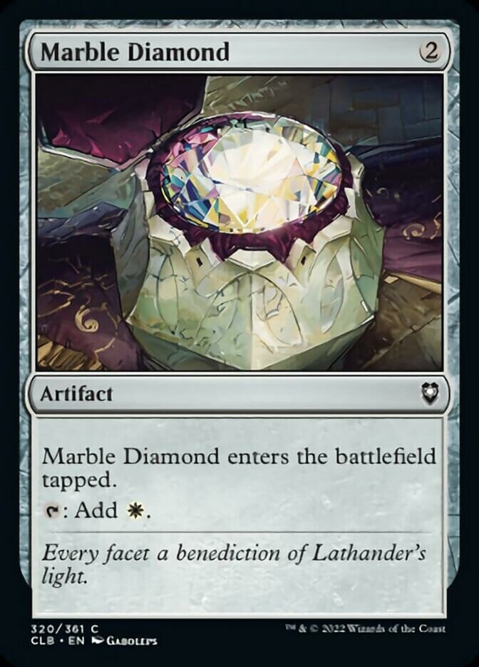 Marble Diamond [Commander Legends: Battle for Baldur's Gate] MTG Single Magic: The Gathering  | Multizone: Comics And Games