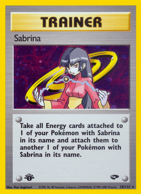 Sabrina (20/132) [Gym Challenge 1st Edition] Pokemon Single Pokémon  | Multizone: Comics And Games