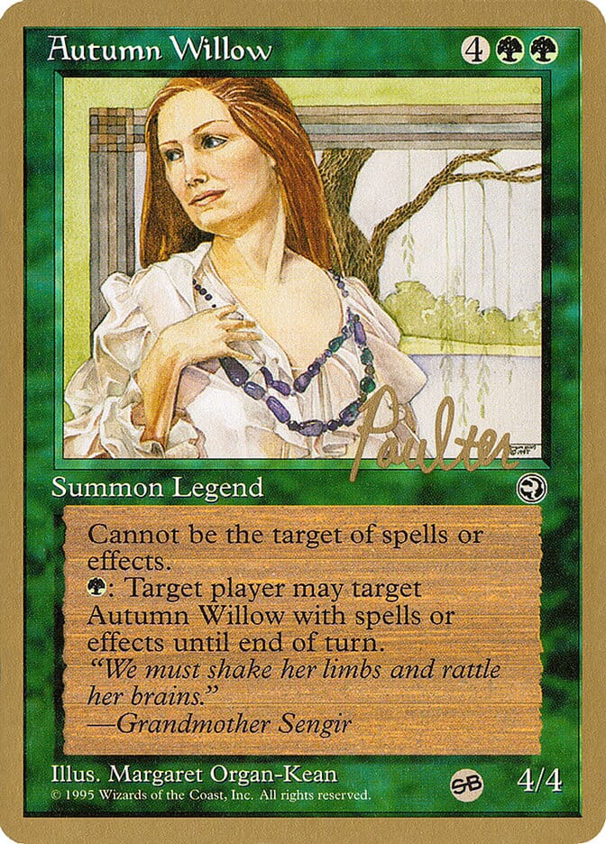 Autumn Willow (Preston Poulter) (SB) [Pro Tour Collector Set] MTG Single Magic: The Gathering  | Multizone: Comics And Games