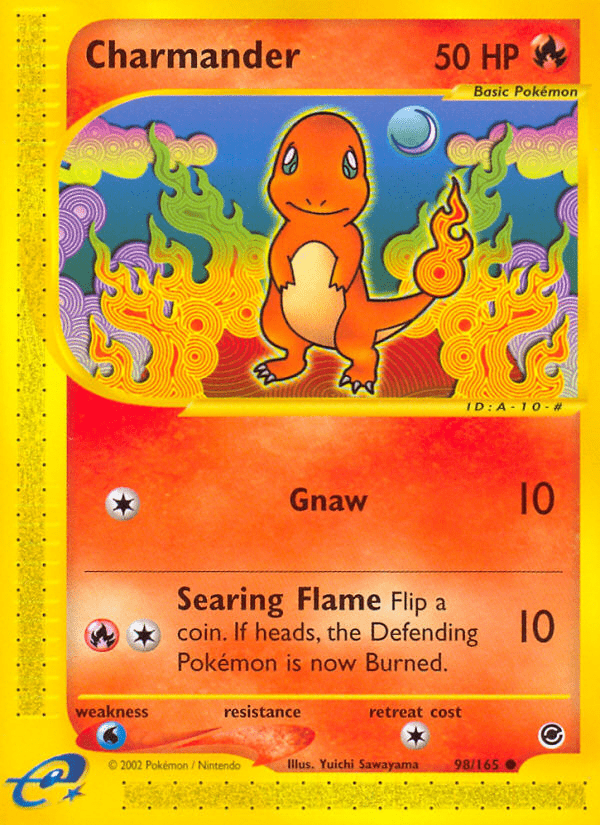 Charmander (98/165) [Expedition: Base Set] Pokemon Single Pokémon  | Multizone: Comics And Games