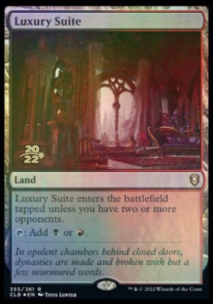 Luxury Suite [Commander Legends: Battle for Baldur's Gate Prerelease Promos] MTG Single Magic: The Gathering  | Multizone: Comics And Games