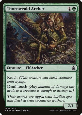 Thornweald Archer [Commander Anthology] MTG Single Magic: The Gathering  | Multizone: Comics And Games