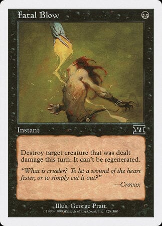 Fatal Blow [Classic Sixth Edition] MTG Single Magic: The Gathering  | Multizone: Comics And Games