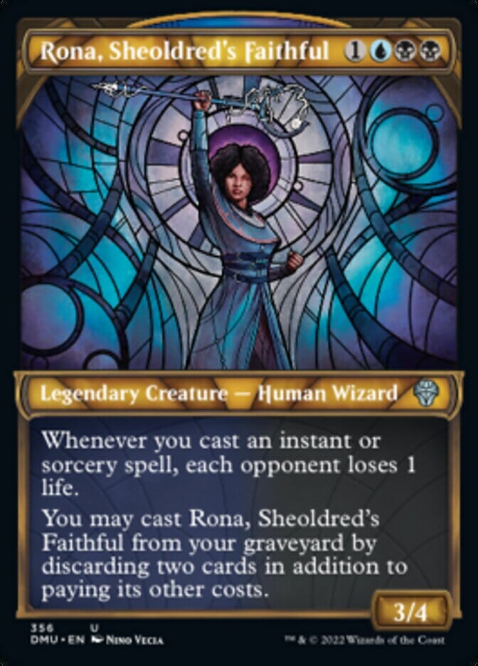 Rona, Sheoldred's Faithful (Showcase Textured) [Dominaria United] MTG Single Magic: The Gathering  | Multizone: Comics And Games