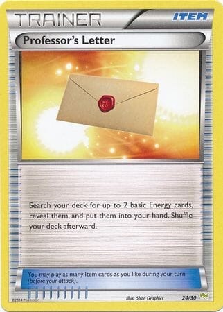 Professor's Letter (24/30) [XY: Trainer Kit - Noivern] Pokemon Single Pokémon  | Multizone: Comics And Games
