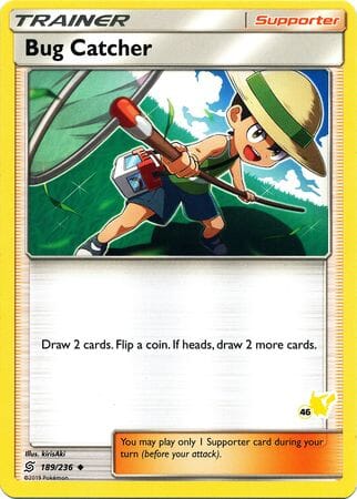 Bug Catcher (189/236) (Pikachu Stamp #46) [Battle Academy 2020] Pokemon Single Pokémon  | Multizone: Comics And Games
