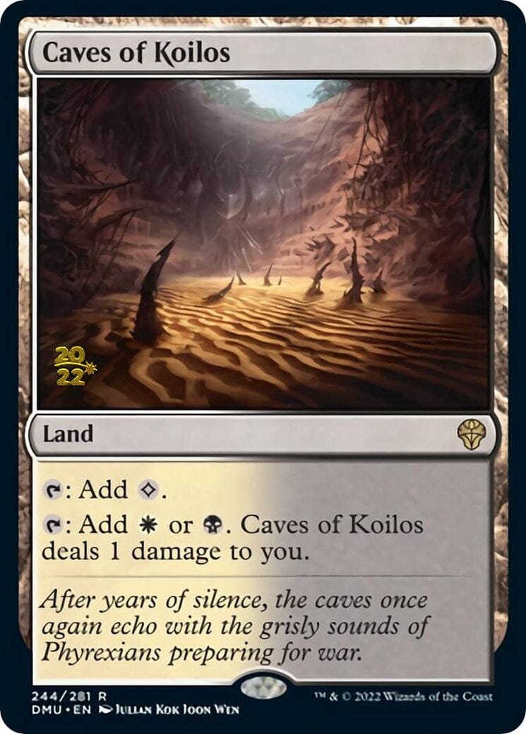 Caves of Koilos [Dominaria United Prerelease Promos] MTG Single Magic: The Gathering  | Multizone: Comics And Games